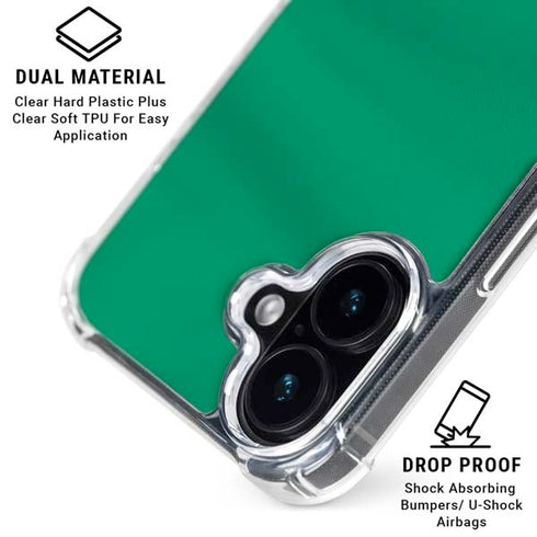 Saudi Arabia Soccer Flag iPhone 16 Clear Case
